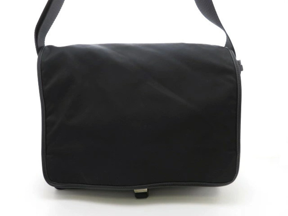 Prada bag messenger shoulder black